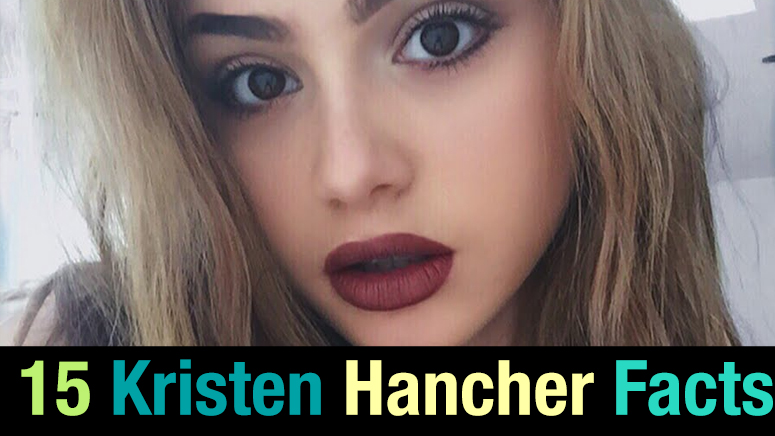 Does kristen hancher smoke