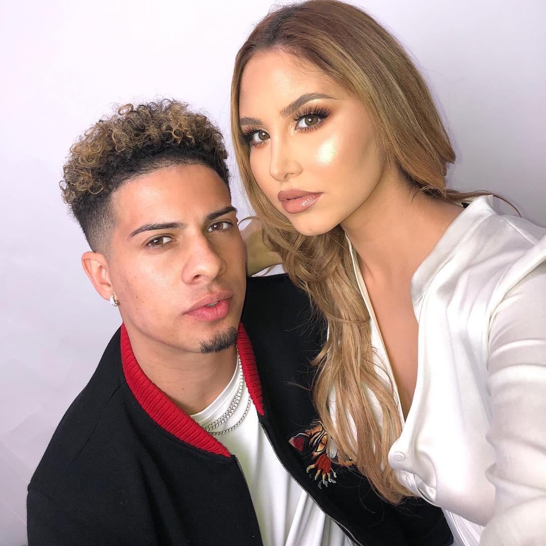 Catherine Paiz Sitting With Austin McBroom