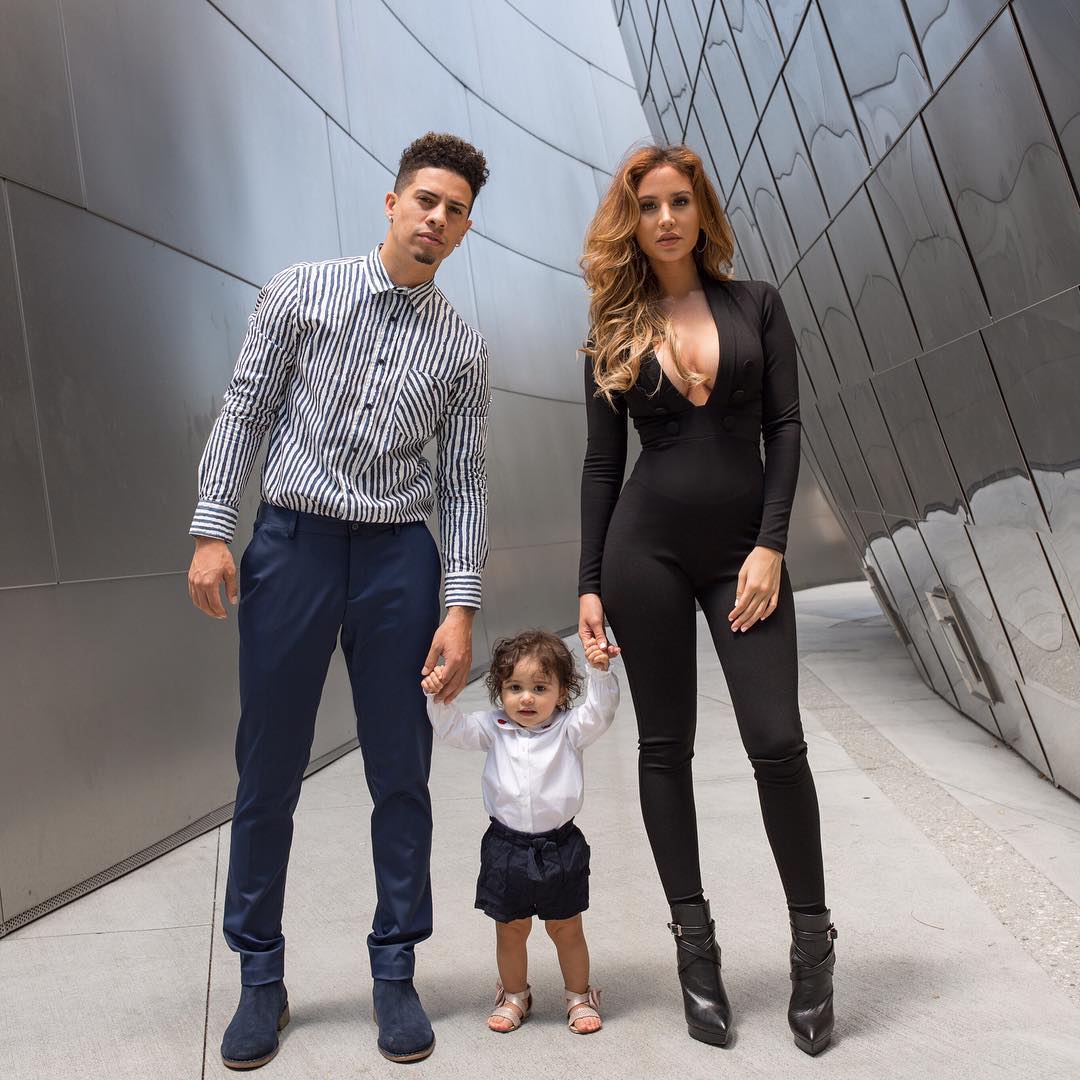 Catherine Paiz Standing Up and Holding Hands with Austin McBroom & Ellie McBroom
