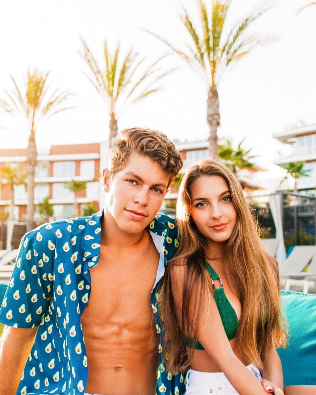 Lexi Rivera Sitting Beside Brent Azelart